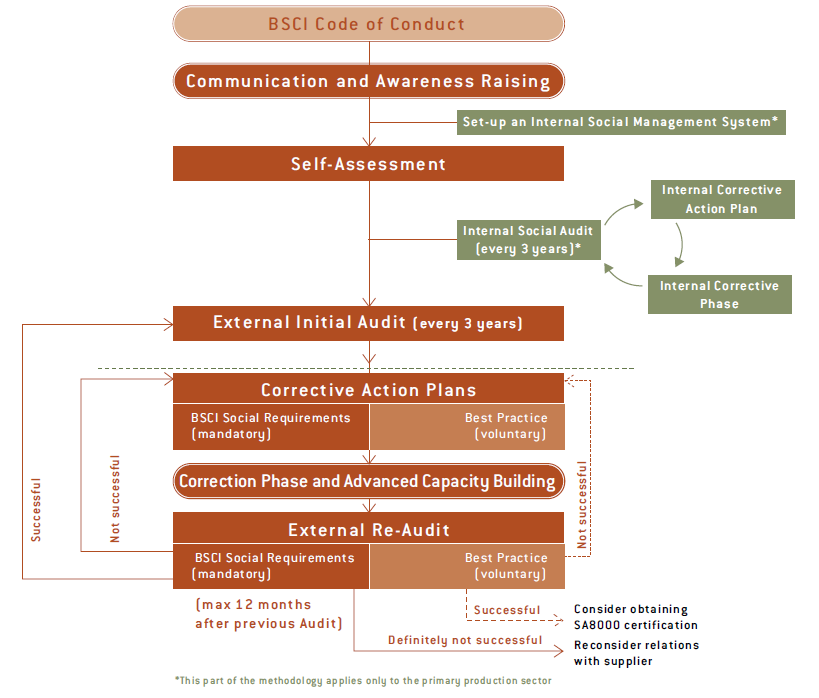 BSCI process scheme