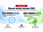 Nové normy: ISO 9001:2026 a ISO 14001:2026 - kurzy